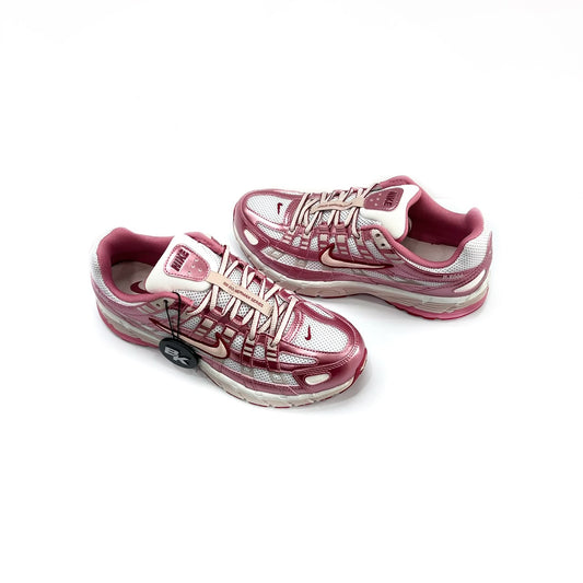 NIKE P-6000 SUMMIT WHITE SILT RED PEONY