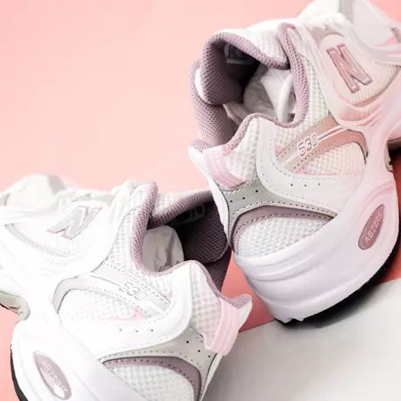 NEW BALANCE 530 WHITE PINK SILVER