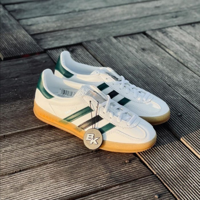 GAZELLE INDOOR WHITE GREEN BLACK GUM