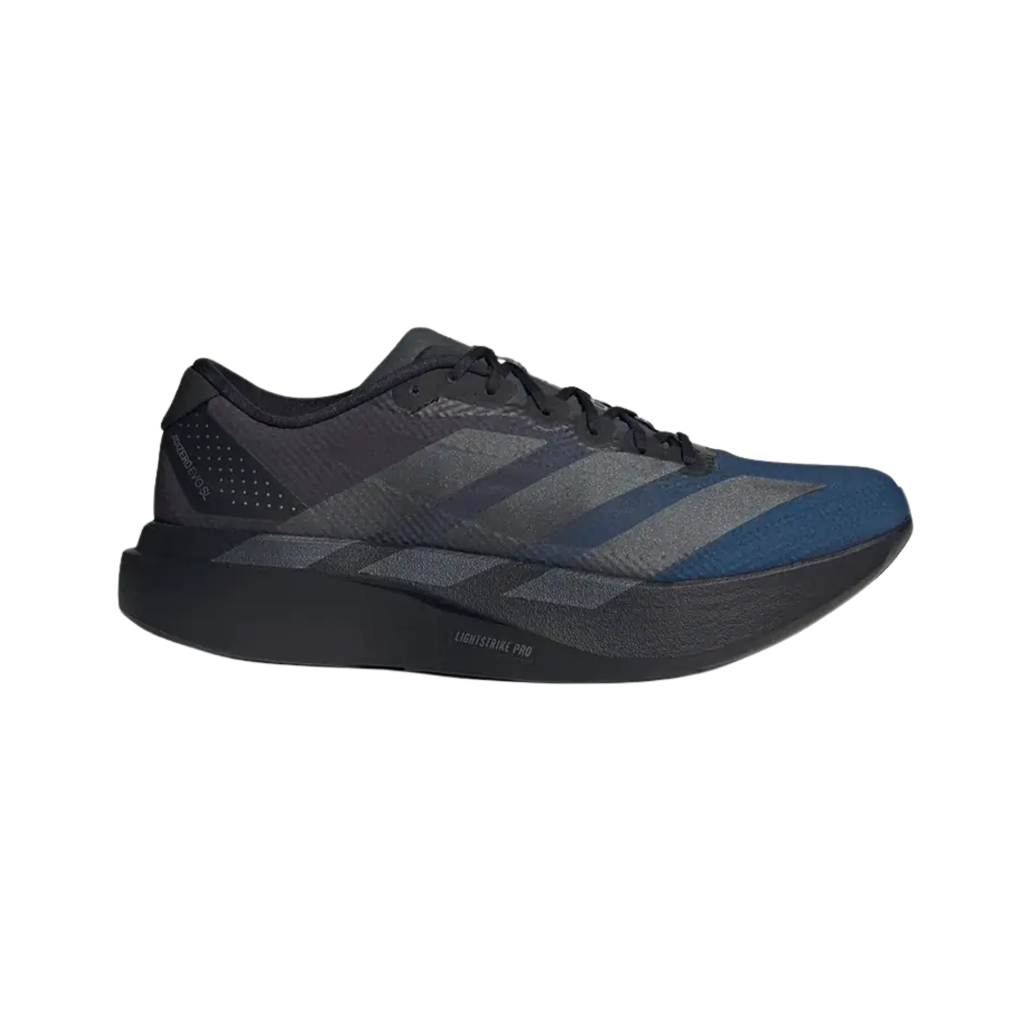 ADIDAS ADIZERO EVO SL WOVEN BLACK BLUE METALLIC