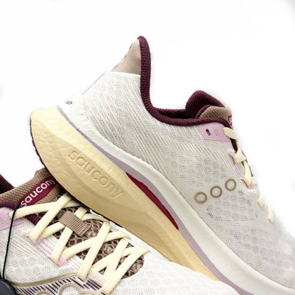 SAUCONY ENDORPHIN SPEED 5 IVORY MAROON WMNS