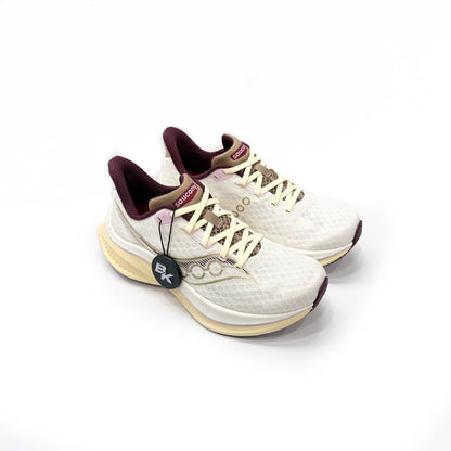 SAUCONY ENDORPHIN SPEED 5 IVORY MAROON WMNS