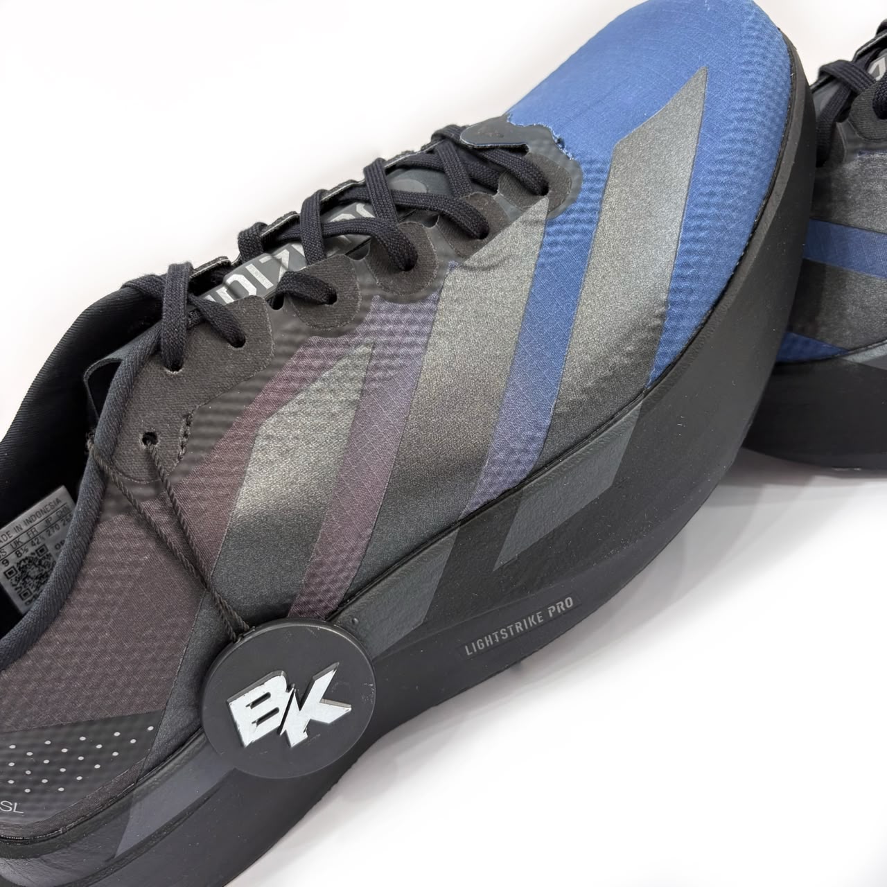 ADIDAS ADIZERO EVO SL WOVEN BLACK BLUE METALLIC
