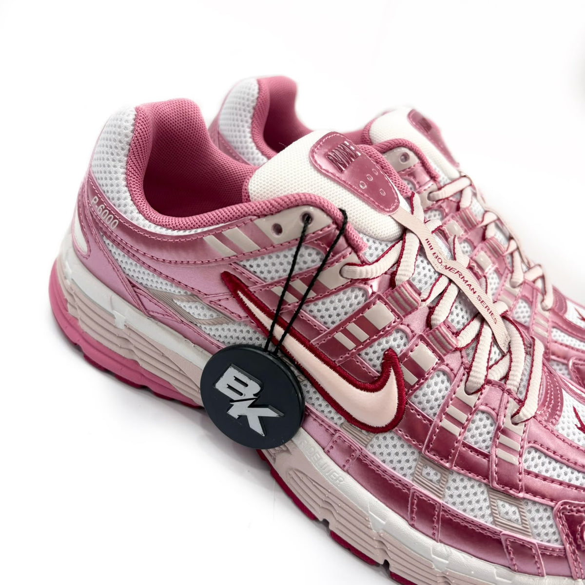 NIKE P-6000 SUMMIT WHITE SILT RED PEONY