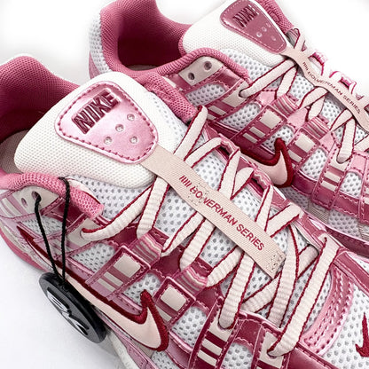 NIKE P-6000 SUMMIT WHITE SILT RED PEONY