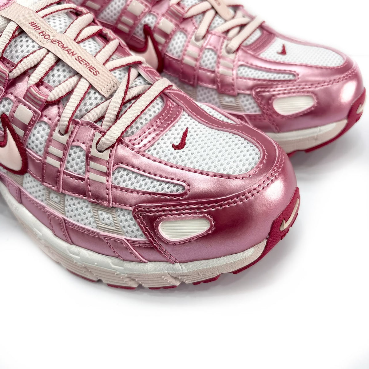 NIKE P-6000 SUMMIT WHITE SILT RED PEONY