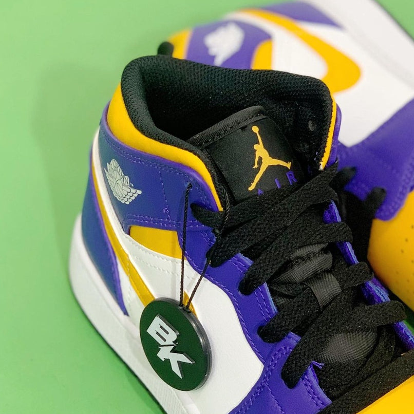 AIR JORDAN 1 MID LAKERS GS