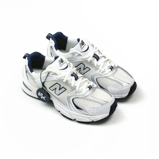 New Balance 530 White Silver Navy