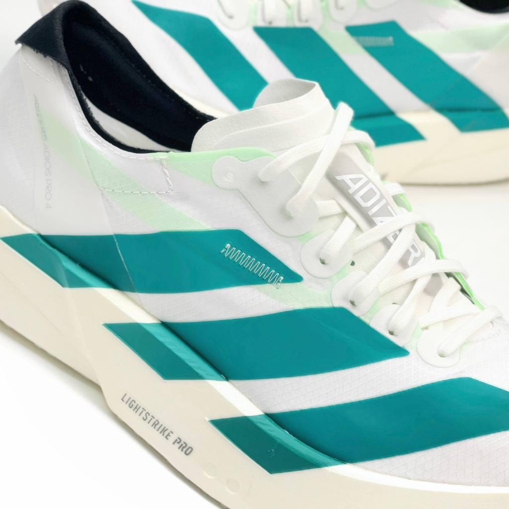 ADIZERO ADIOS  PRO 4 WHITE PULSE TEAL