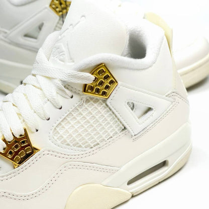AIR JORDAN 4 WHITE AND GOLD