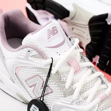 NEW BALANCE 530 WHITE PINK SILVER