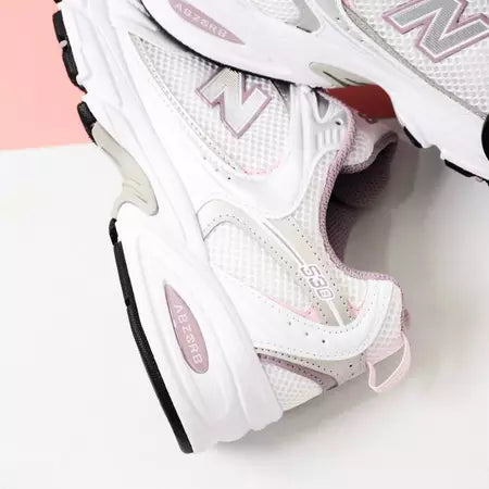 NEW BALANCE 530 WHITE PINK SILVER