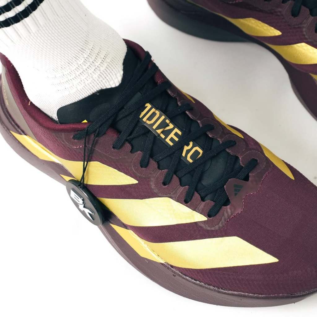 ADIDAS EVO SL WOVEN MAROON GOLD