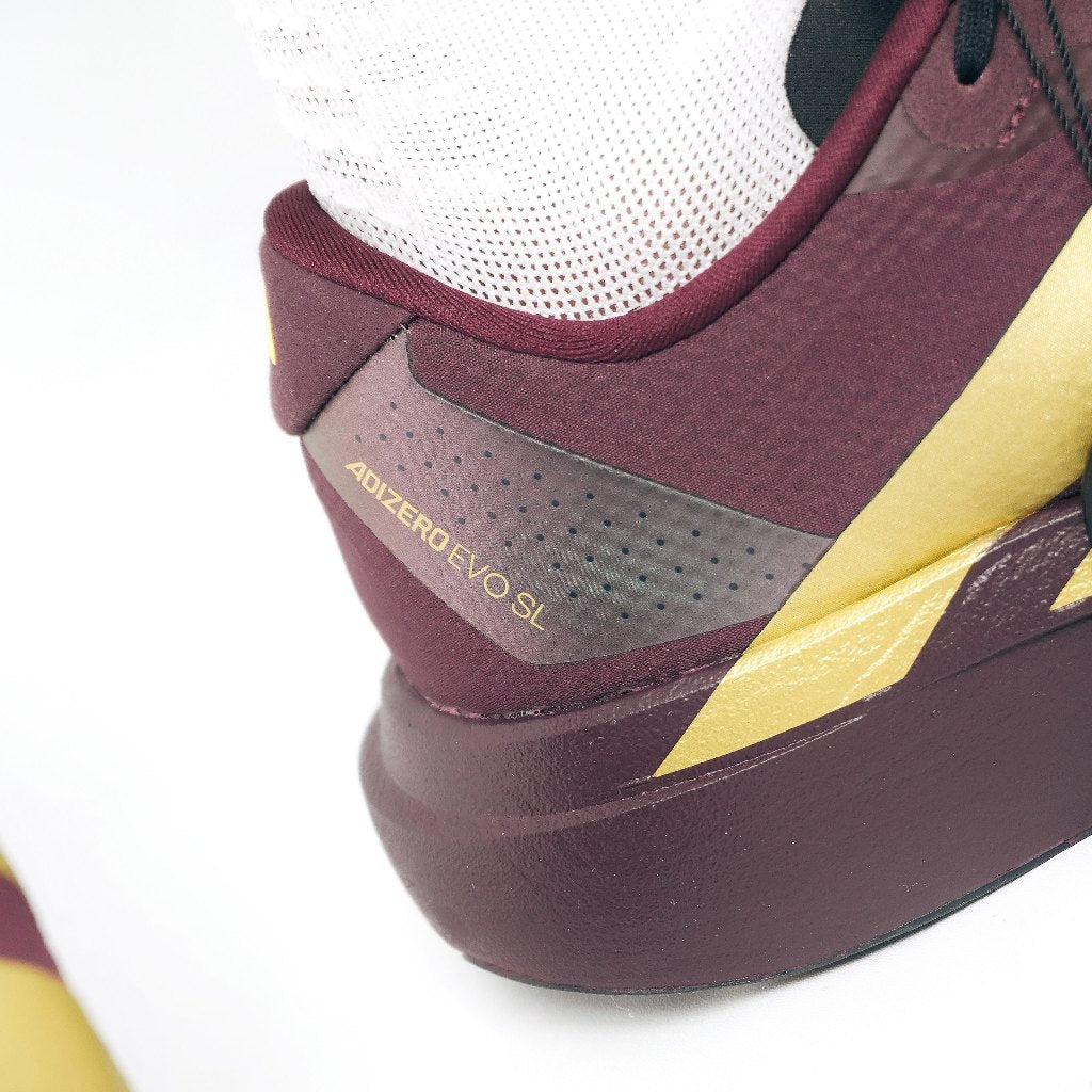 ADIDAS EVO SL WOVEN MAROON GOLD