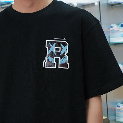 RIC SHADOW LEOPARD BLACK TEE