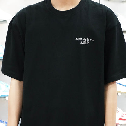 ADLV BORDER LINE BASIC LOGO SHORT SLEEVE