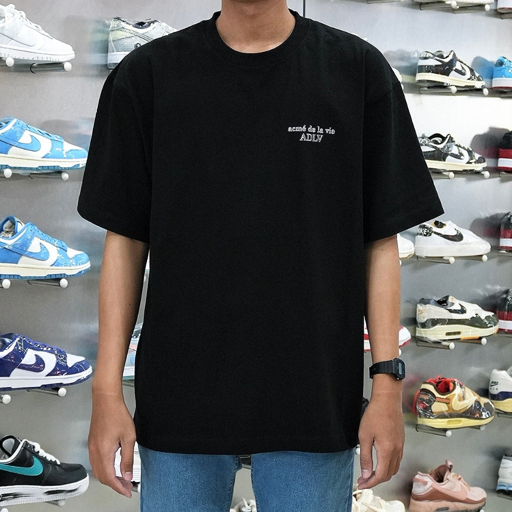 ADLV BORDER LINE BASIC LOGO SHORT SLEEVE