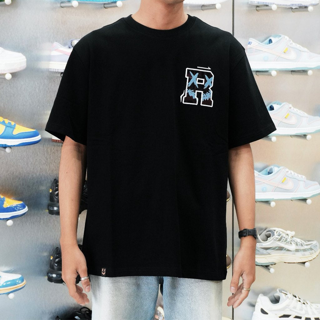 RIC SHADOW LEOPARD BLACK TEE