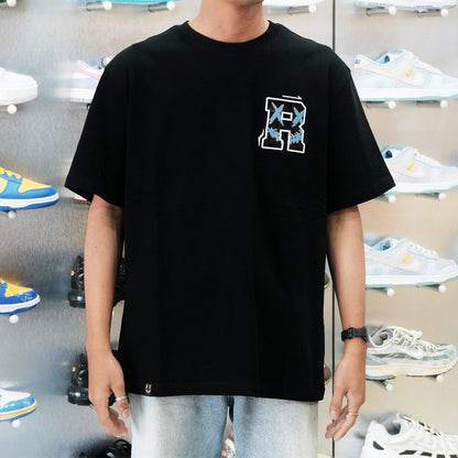RIC SHADOW LEOPARD BLACK TEE