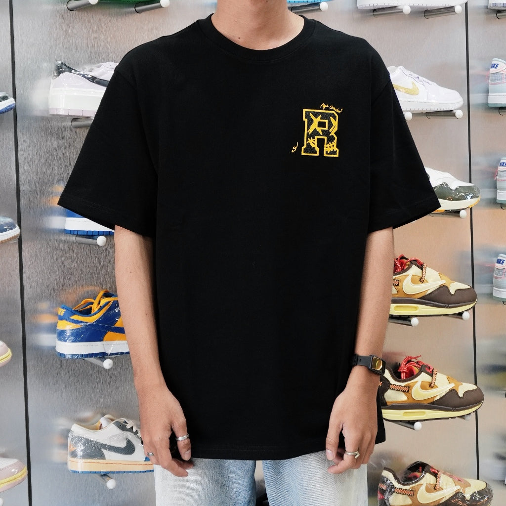 RIC MECHANICAL SNAKE PAINTED BLACK TEE