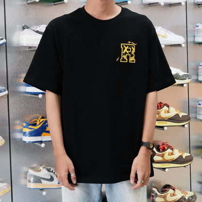 RIC MECHANICAL SNAKE PAINTED BLACK TEE