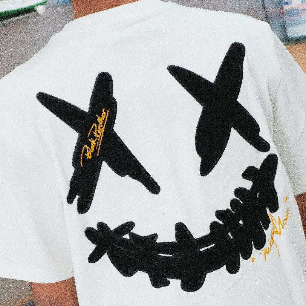 RIC PANTHER PUZZLE JOKER SMILEY WHITE TE