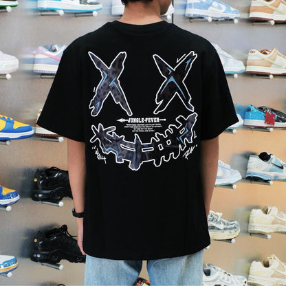 RIC SHADOW LEOPARD BLACK TEE