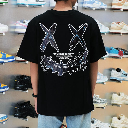 RIC SHADOW LEOPARD BLACK TEE