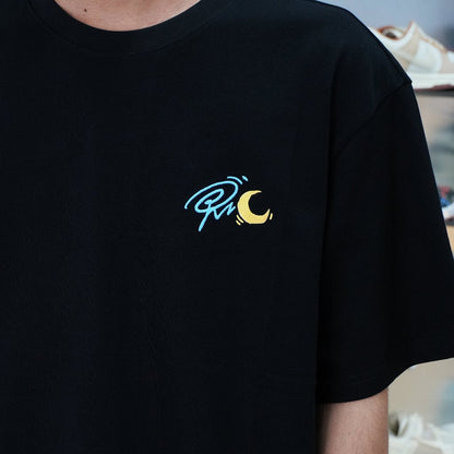 RIC GOODBYE STARRY SKY BLACK TEE