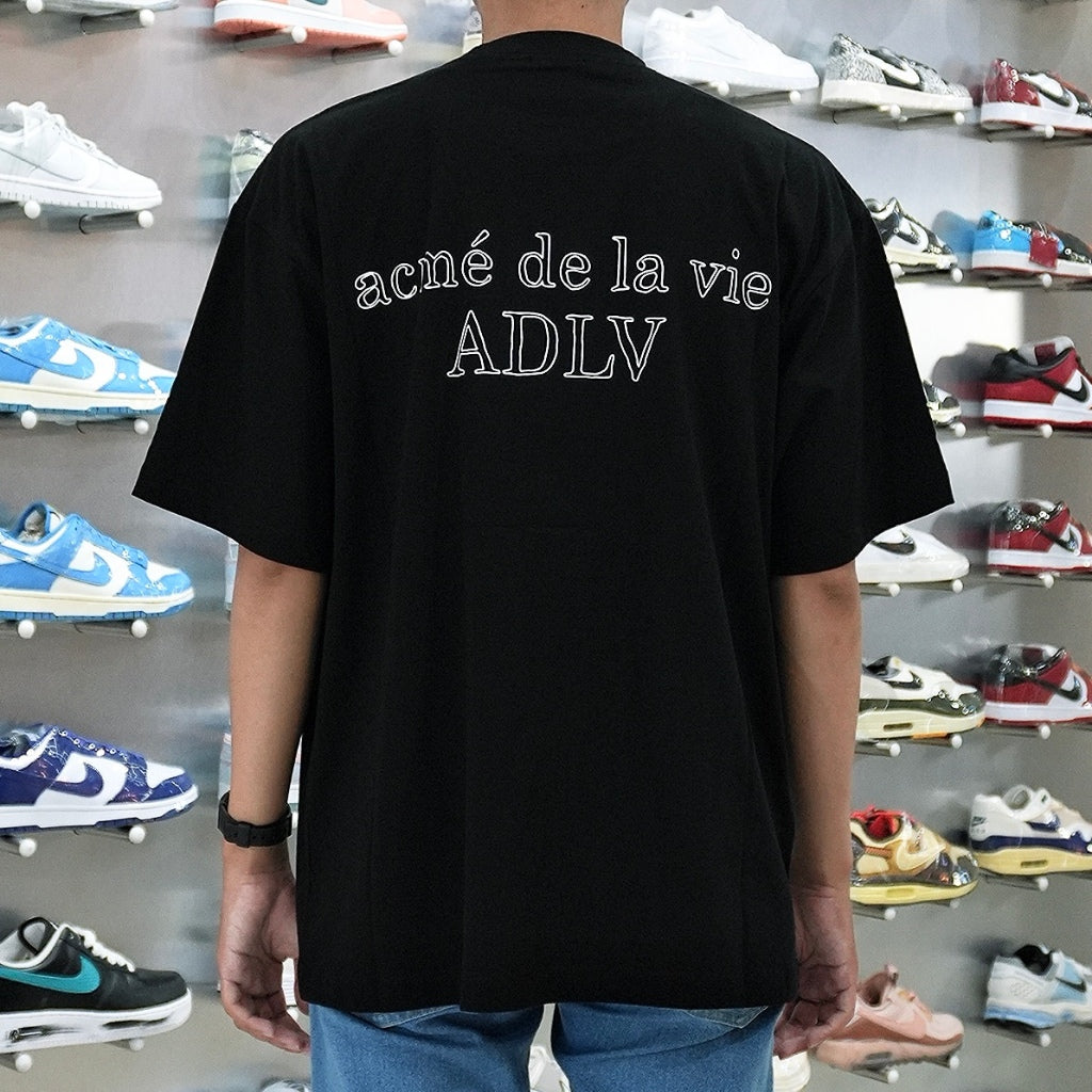 ADLV BORDER LINE BASIC LOGO SHORT SLEEVE