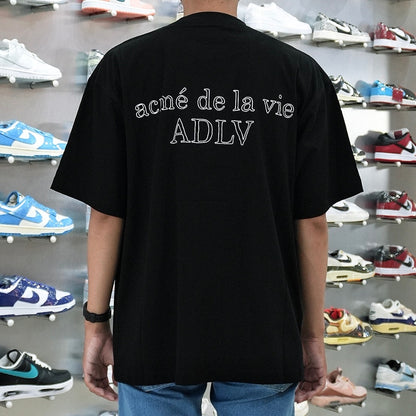 ADLV BORDER LINE BASIC LOGO SHORT SLEEVE
