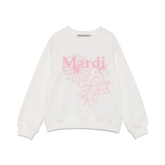 MARDI SWEATSHIRT TRIPLE FLOWER WHITE PIN