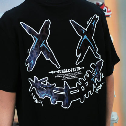 RIC SHADOW LEOPARD BLACK TEE