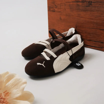 PUMA SPEEDCAT BALLET CHESTNUT WARM WHITE