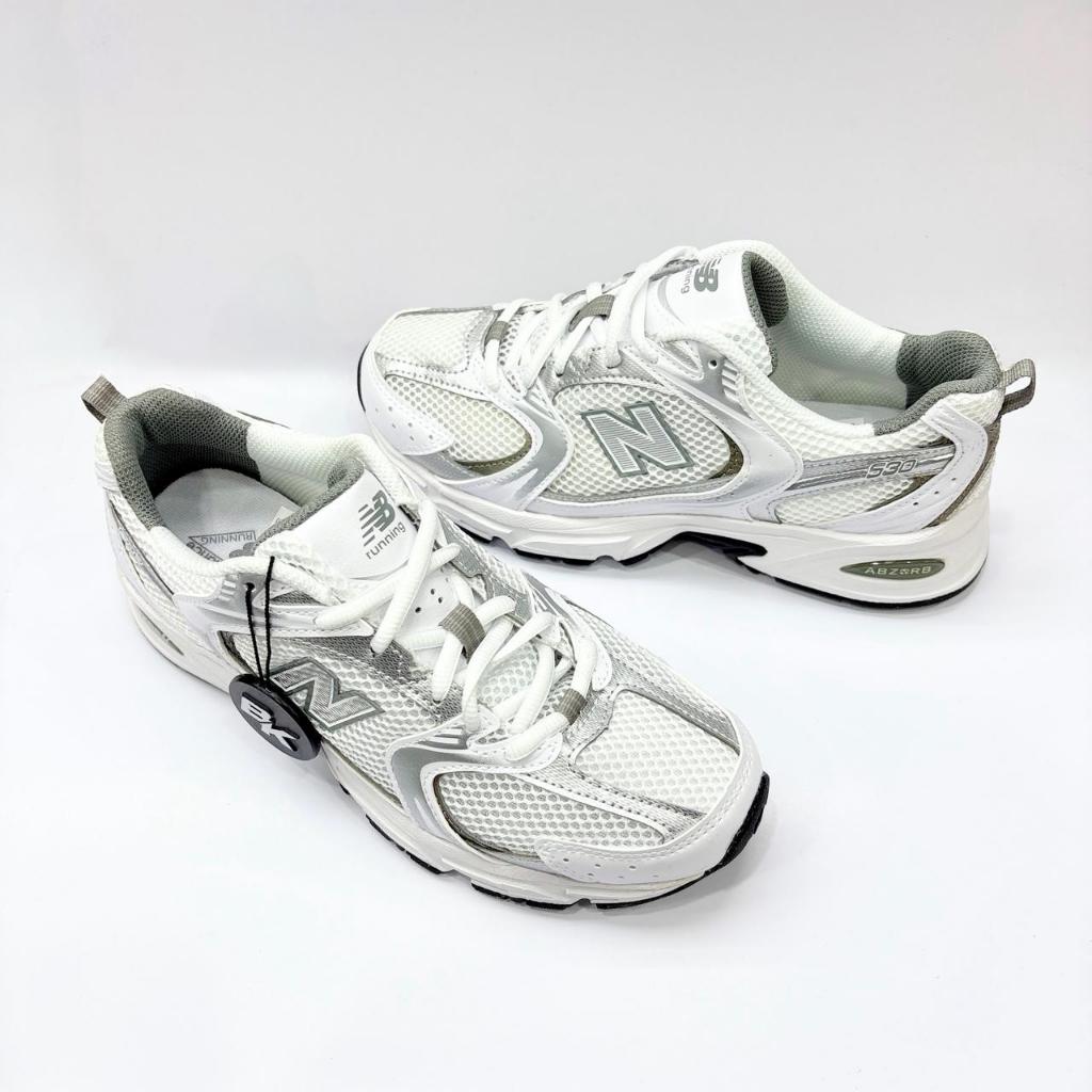 NEW BALANCE 530 WHITE SILVER METALLIC