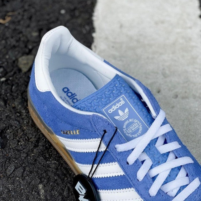 Adidas gazelle indoor light blue white g