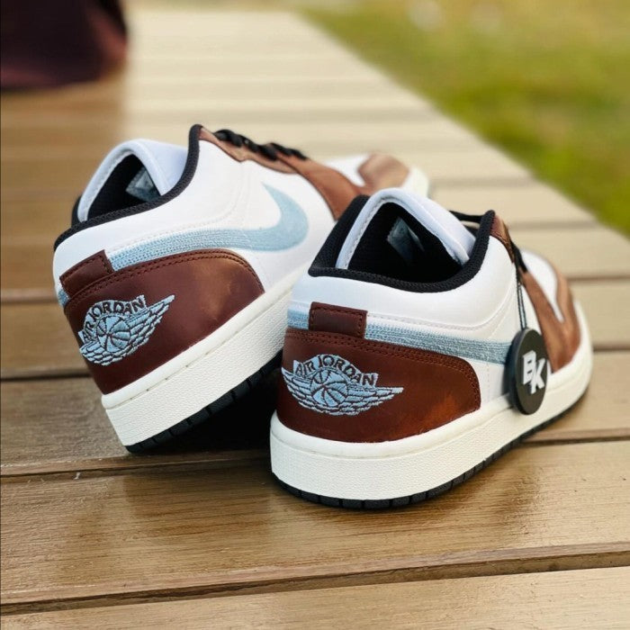 AIR JORDAN 1 LOW MOCHA BLUE GRAY