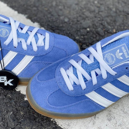 Adidas gazelle indoor light blue white g