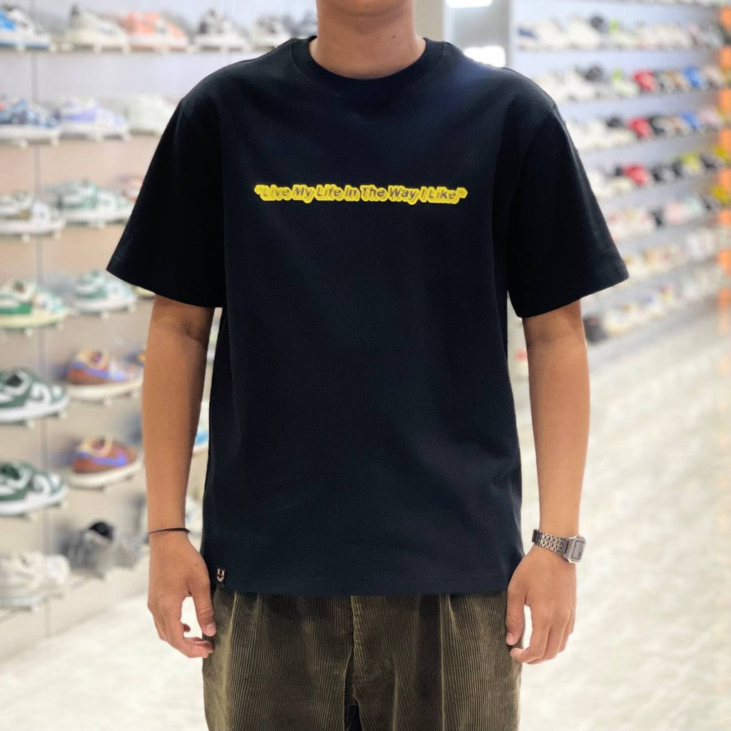 RIC ILLUSION TEAR VINTAGE BLACK TEE