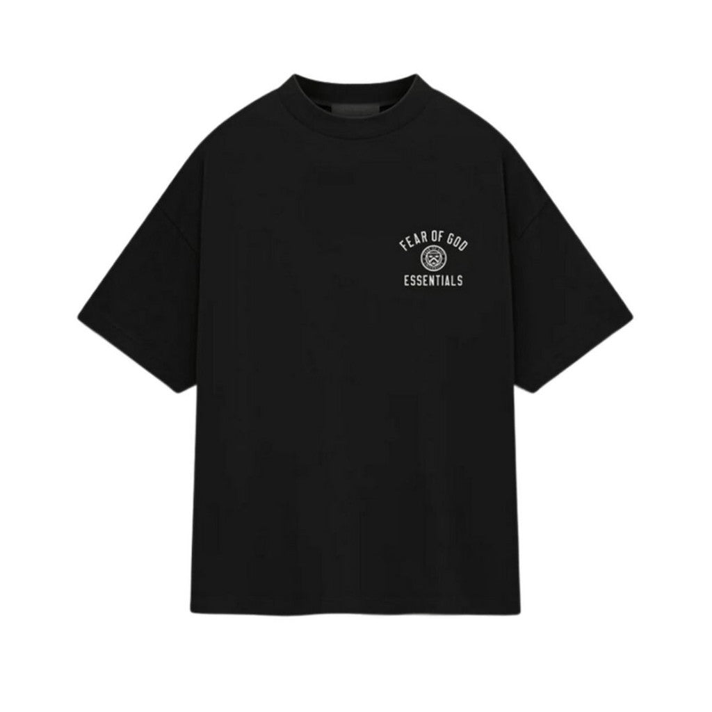 Essentials jersey crewneck black tee