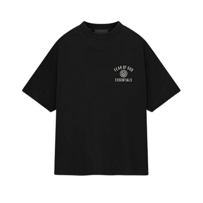 Essentials jersey crewneck black tee