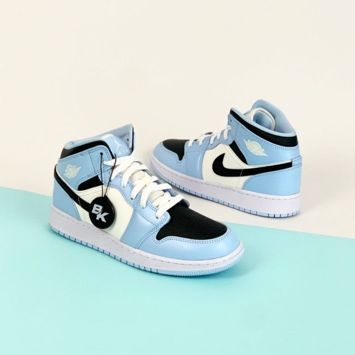 AIR JORDAN 1 MID ICE BLUE GS