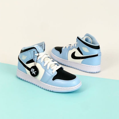 AIR JORDAN 1 MID ICE BLUE GS
