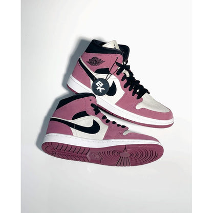 Air Jordan 1 Mid Berry Pink