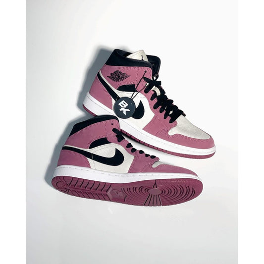 Air Jordan 1 Mid Berry Pink