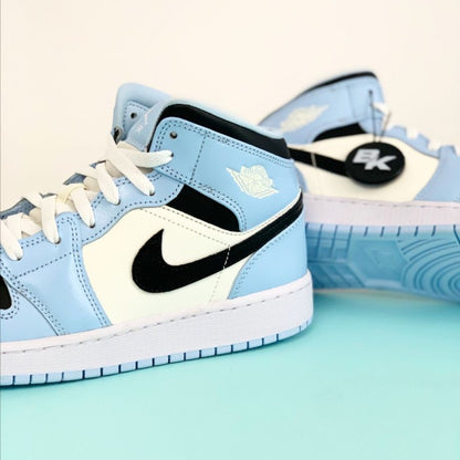 AIR JORDAN 1 MID ICE BLUE GS