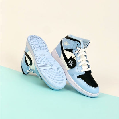 AIR JORDAN 1 MID ICE BLUE GS