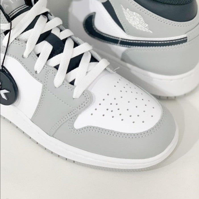 AIR JORDAN 1 MID BLACK GREY ANTHRACITE