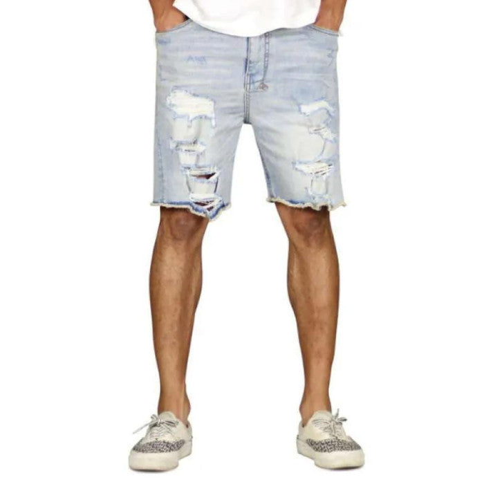 HD LT.BLUE TRASHER DENIM SHORT