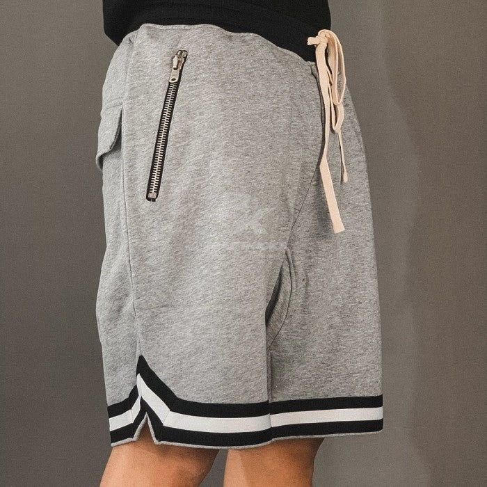 HD HEATHER GREY SWEAT SHORT